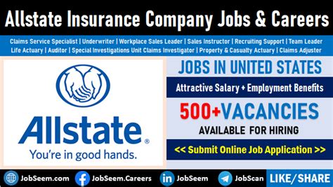 35 stars. . Allstate insurance jobs